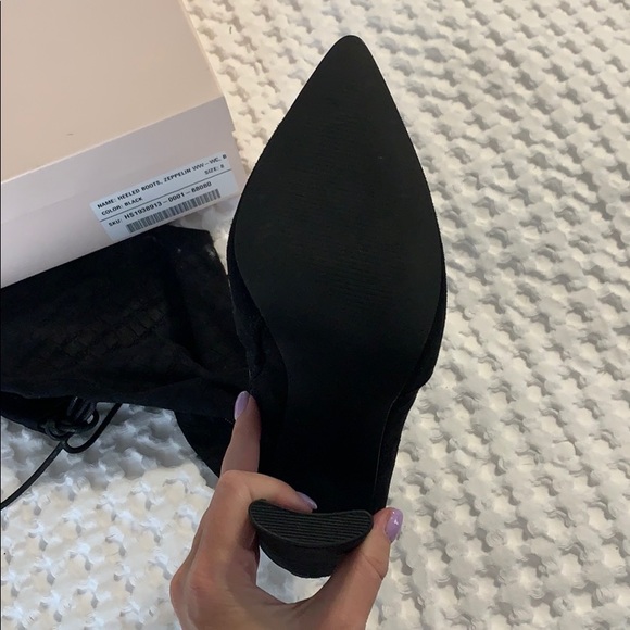 Zeppelin Back Lace-Up Heeled Boot - Picture 4 of 7